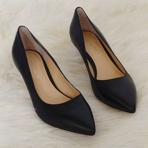ivanka trump black leather "athyna" pumps size 6.5